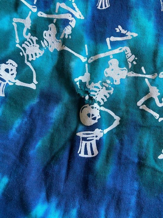 VTG Grateful Dead 25 Years Blue Tye Dye Tee Sz L/XL