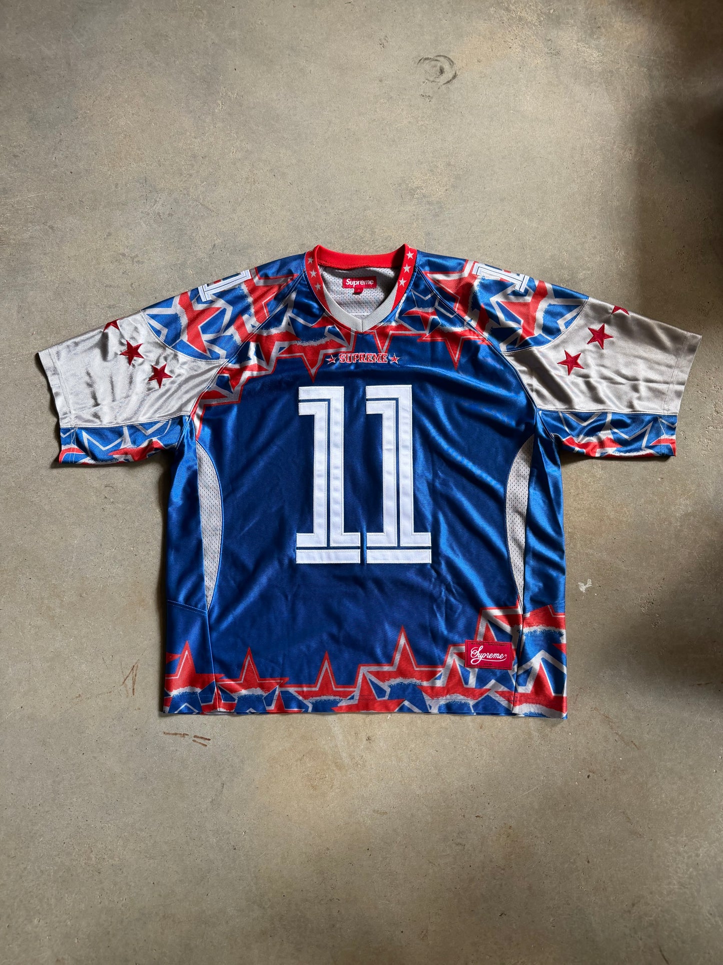 Supreme Stars Football Jersey Royal Sz L