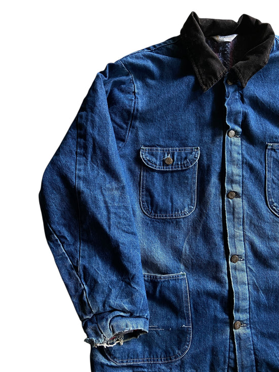 VTG Key Imperial Denim Chore Jacket Sz XL/2XL