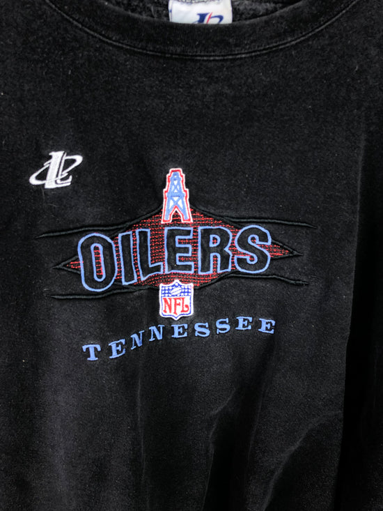 VTG Tennessee Oilers Embroidered Heavyweight Sweatshirt Sz 3XL