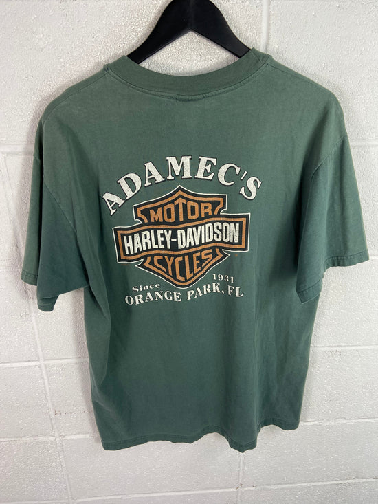 VTG Adamec’s Harley Davidson Tee Sz M