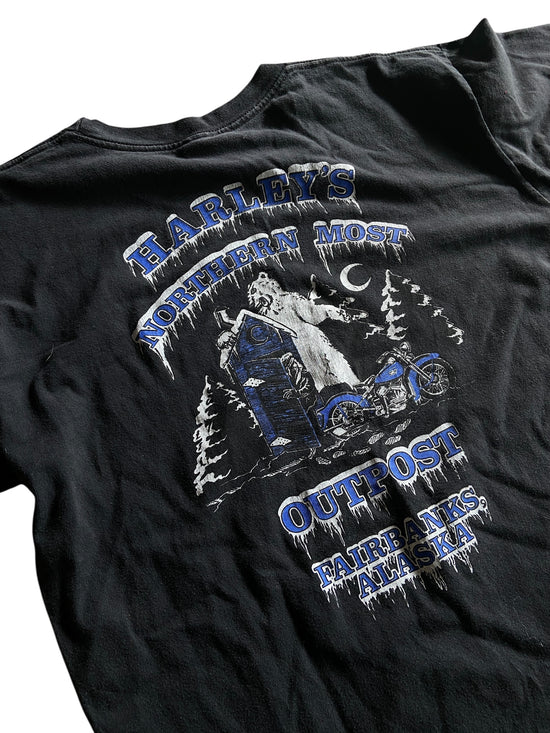 VTG Harley Davidson Alaska Tee Sz L