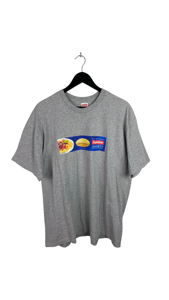 Supreme Spaghetti Heather Grey Tee Sz XL