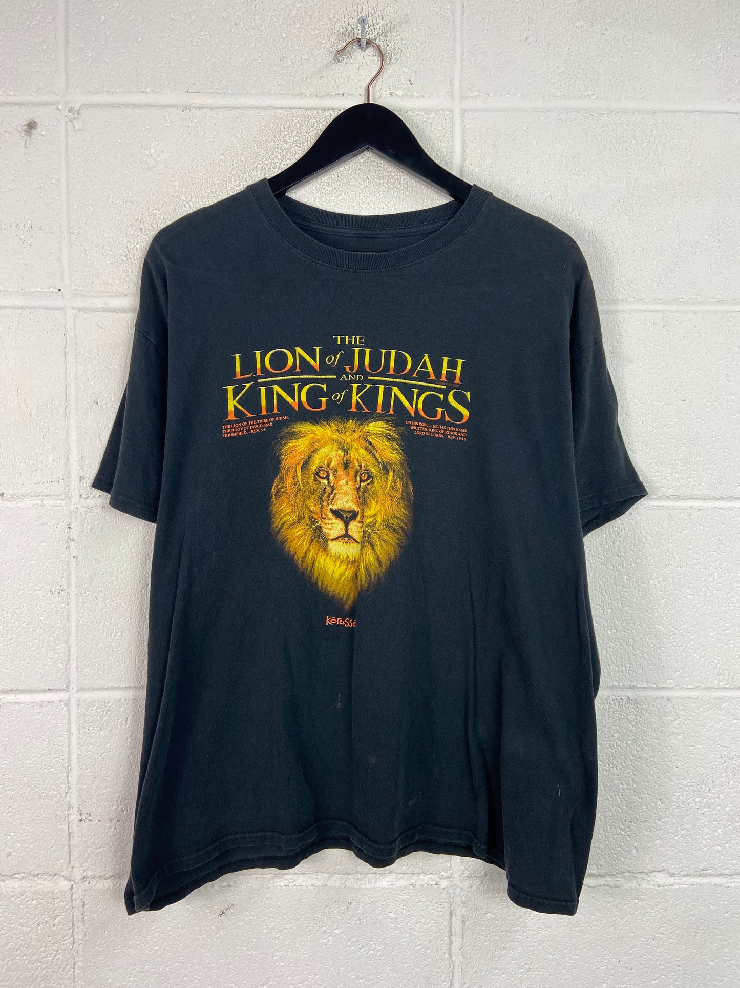 VTG Lion of Judah T-Shirt Sz XL