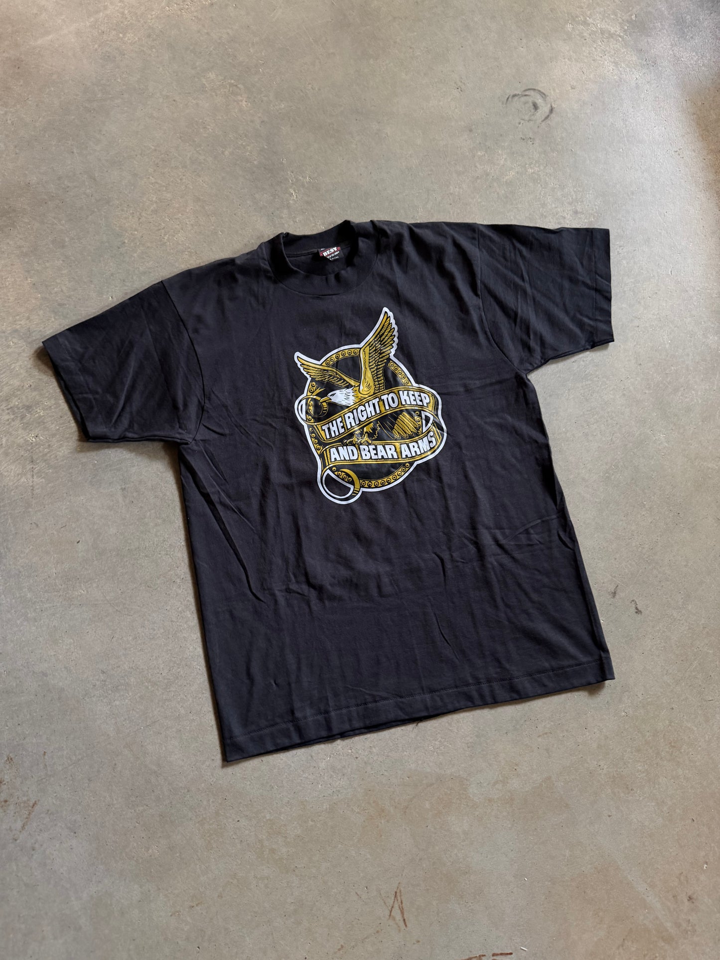 VTG The Right To Bear Arms Tee Sz L