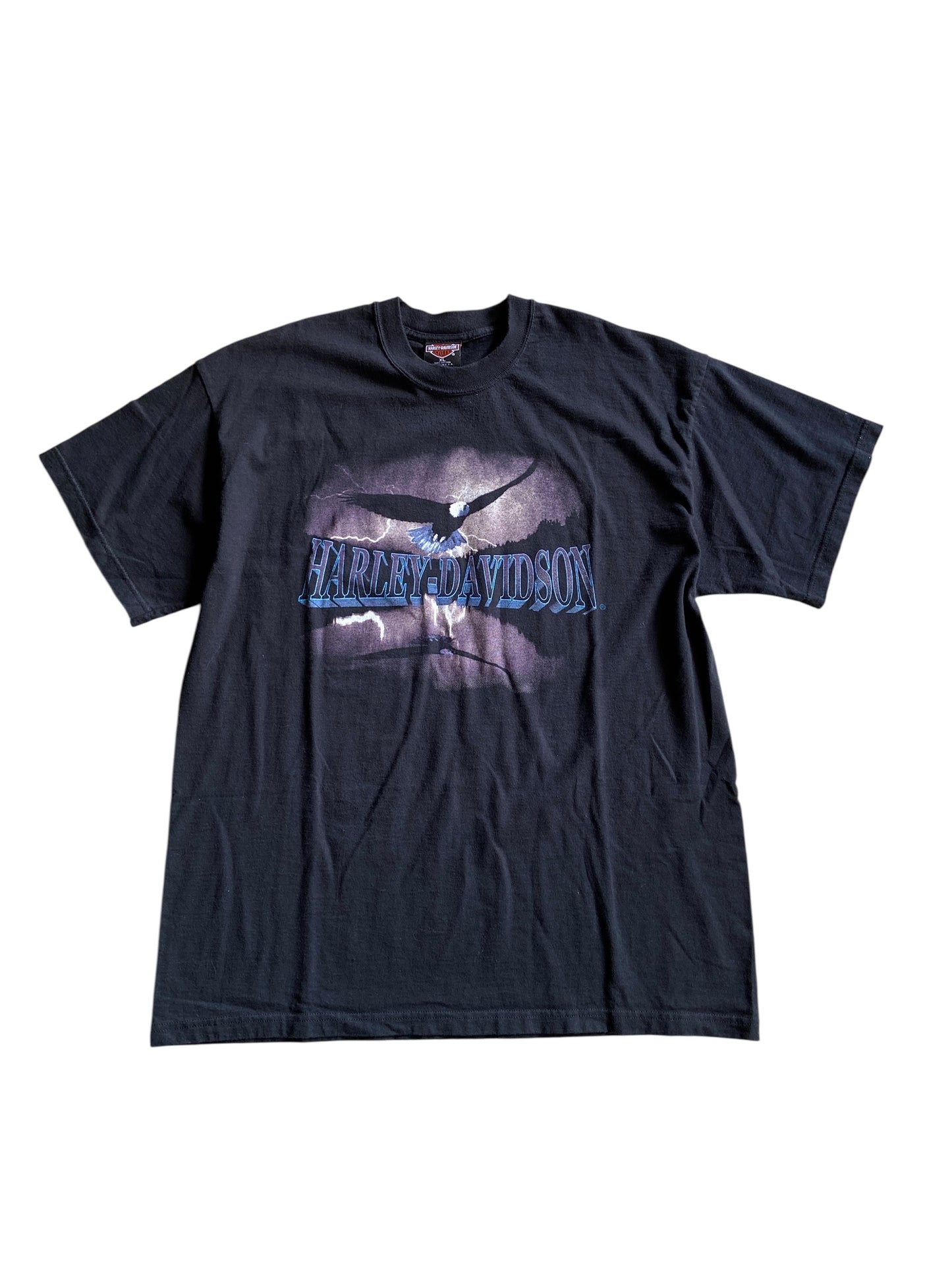 VTG Harley Davidson Eagle Lightning UAE Tee Sz XL
