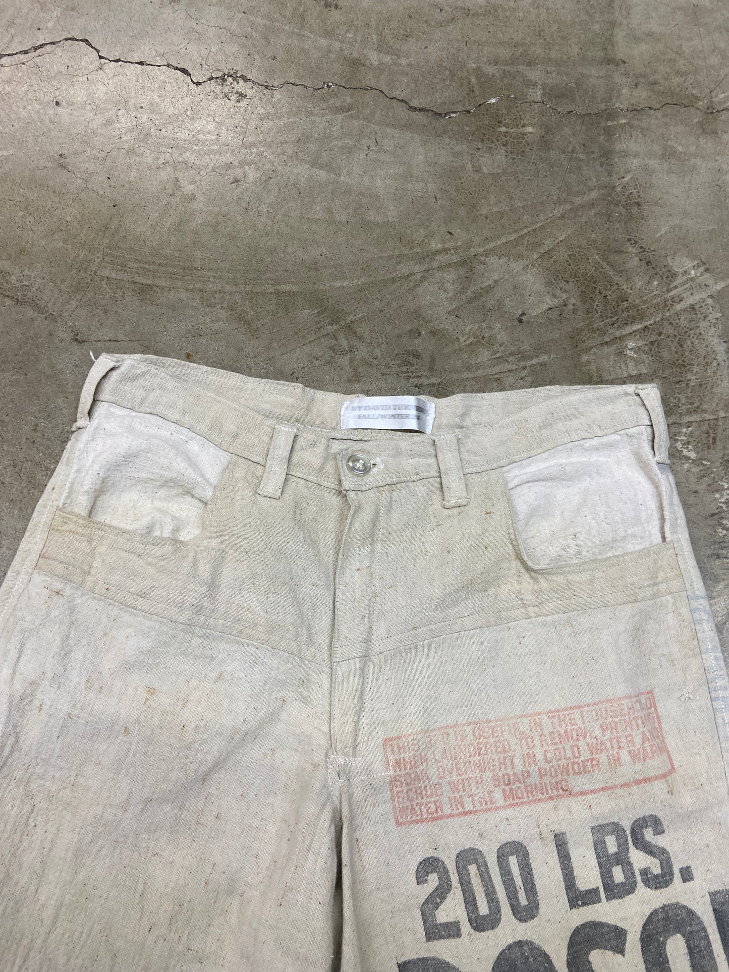 VTG Reworked Knapsack Pants by David Turner Sz 34x31