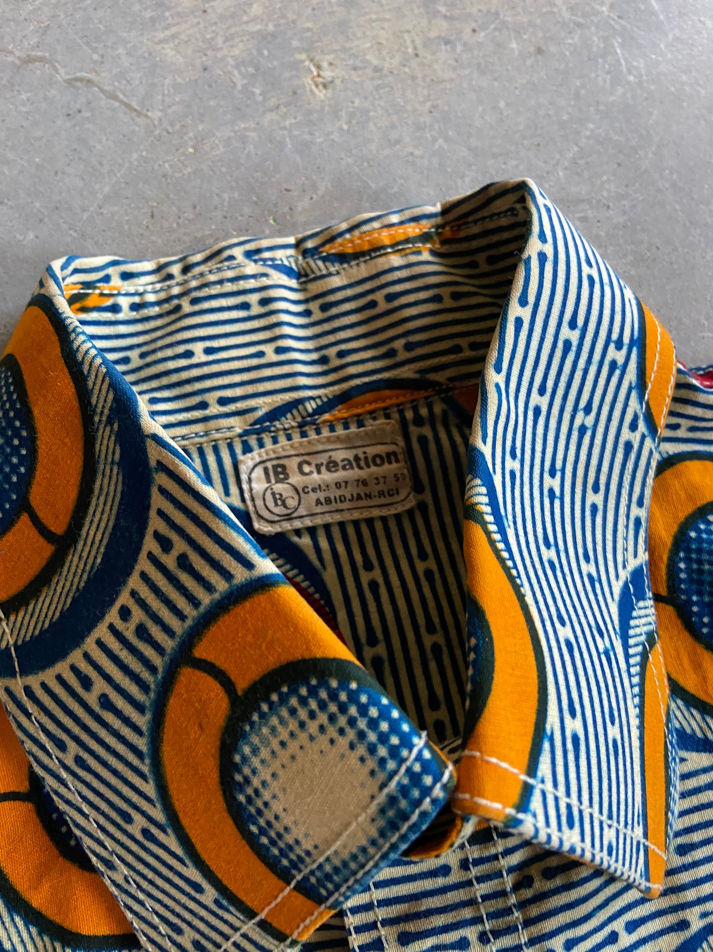 VTG Art Print S/S Button Up Shirt Sz L