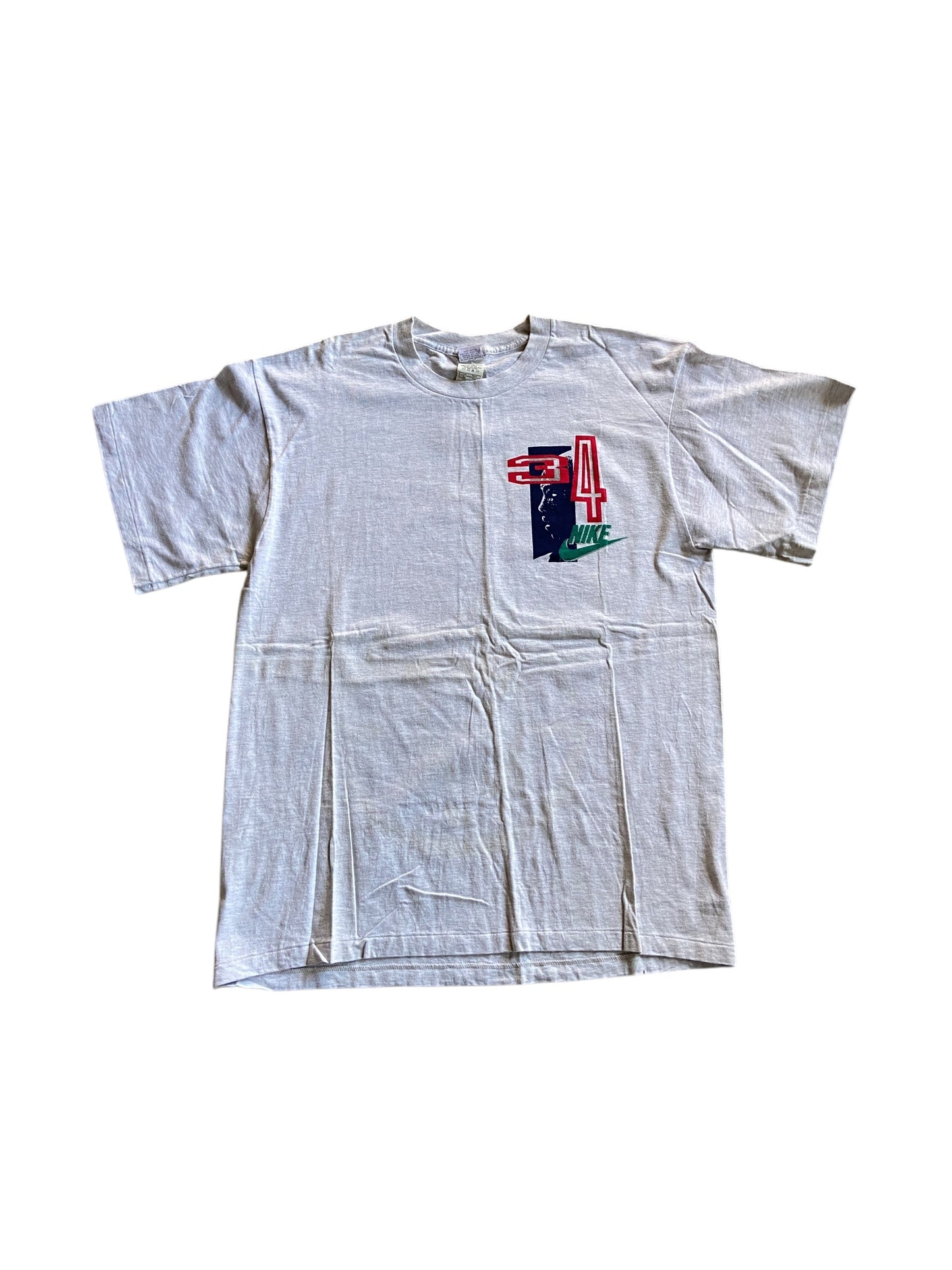 VTG Nike Grey Tag Charles Barkley Heather Grey Tee Sz XL