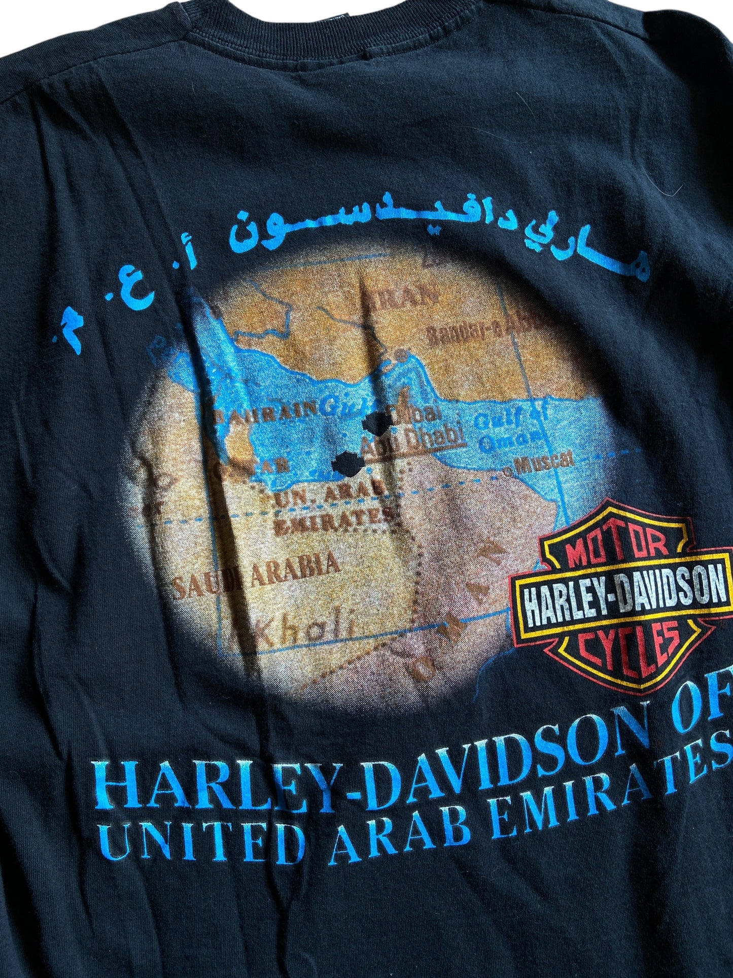 VTG Harley Davidson World Sunset UAE Tee Sz XL
