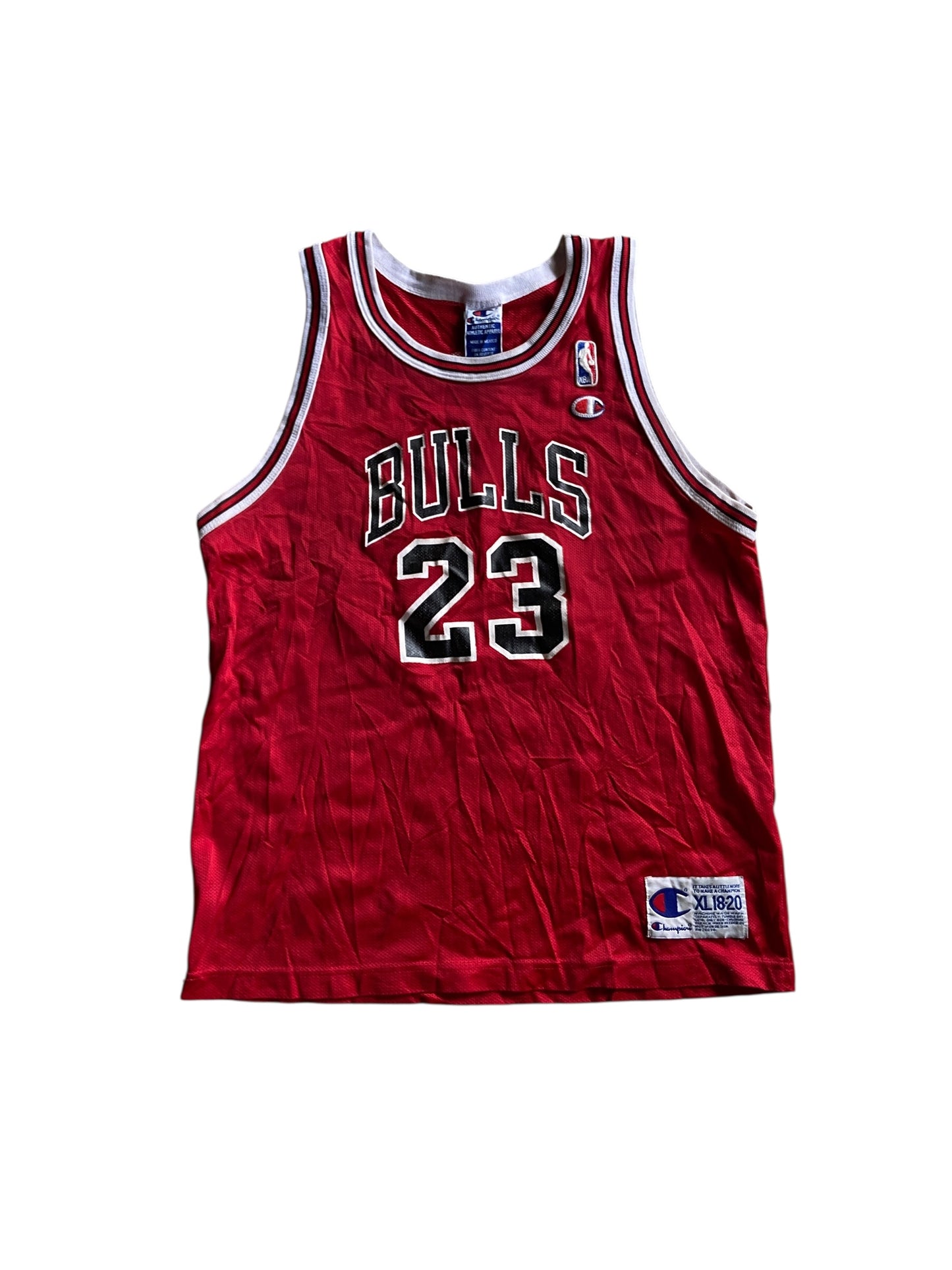 VTG Chicago Bulls Michael Jordan Champion Jersey Sz Youth XL