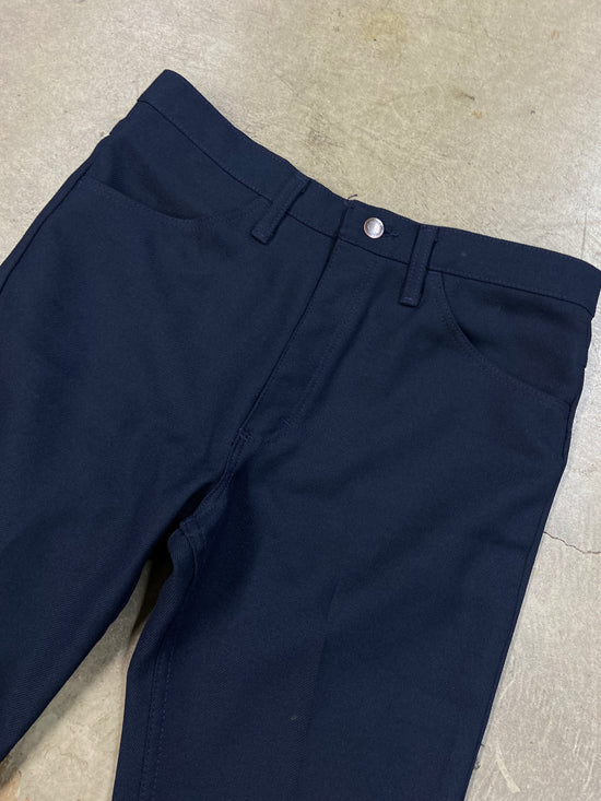 VTG Wrangler Navy Trousers Sz 32x32