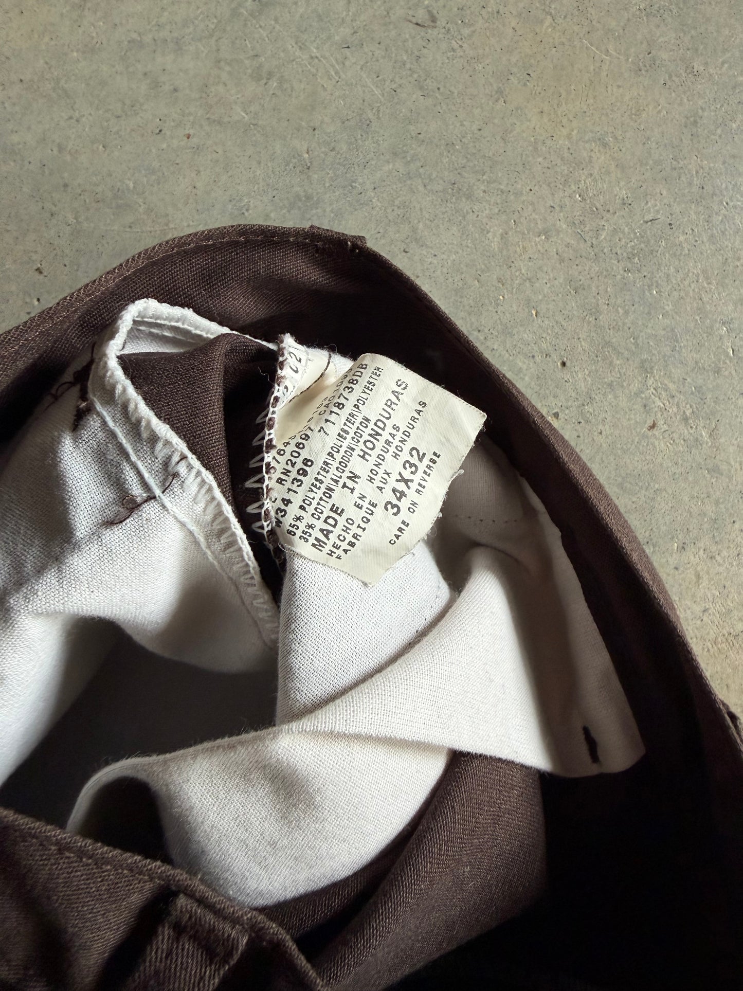 Dickies Brown Chino Pants Sz 34x31