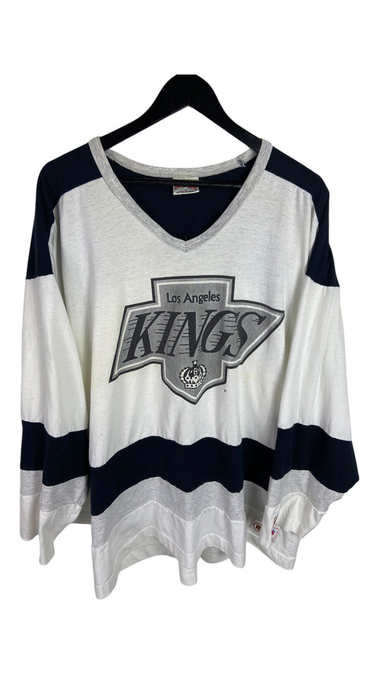 VTG Los Angeles Kings Hockey LS Shirt Sz 2XL