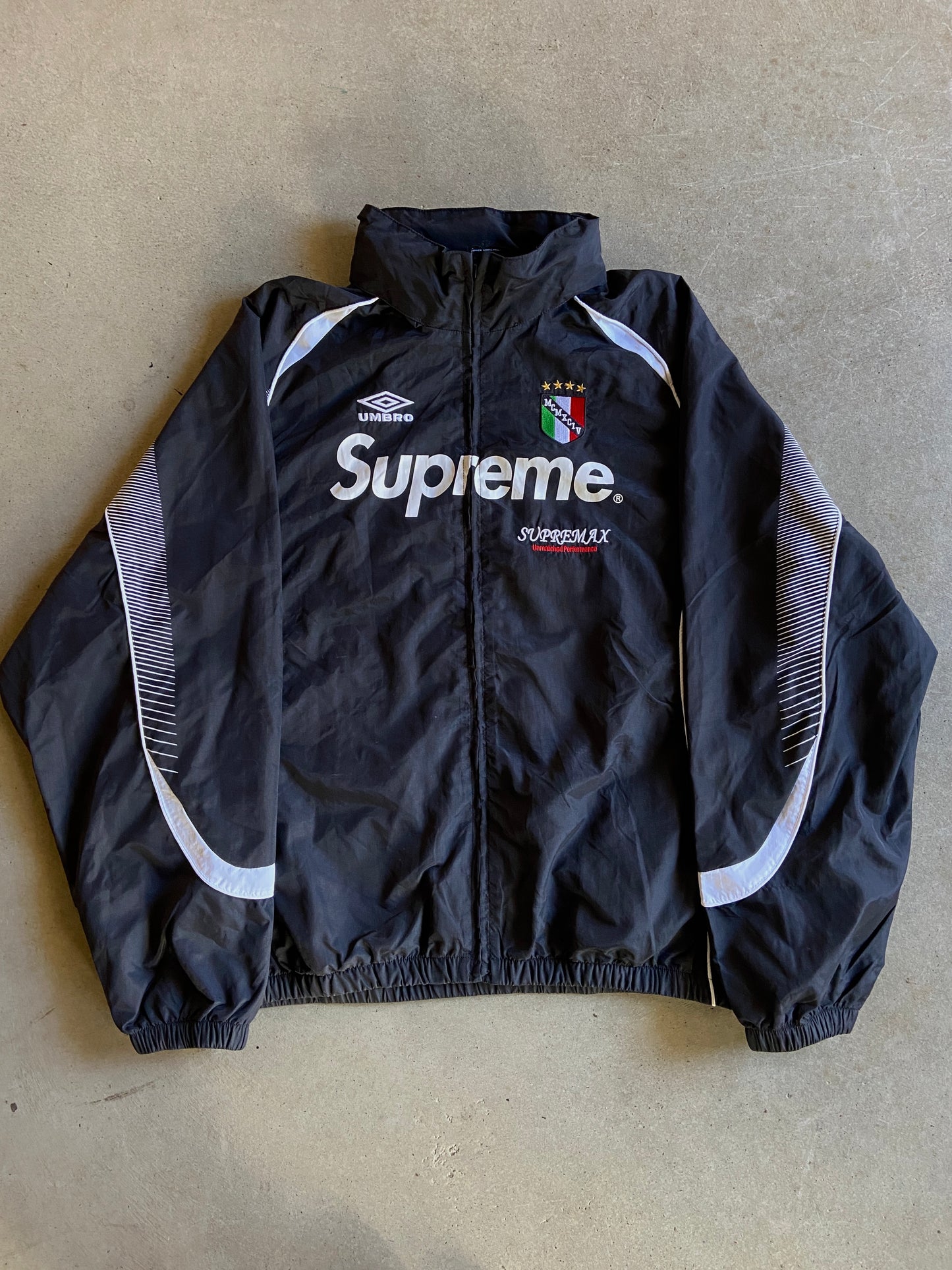 Supreme Umbro Track Jacket Black Sz XL