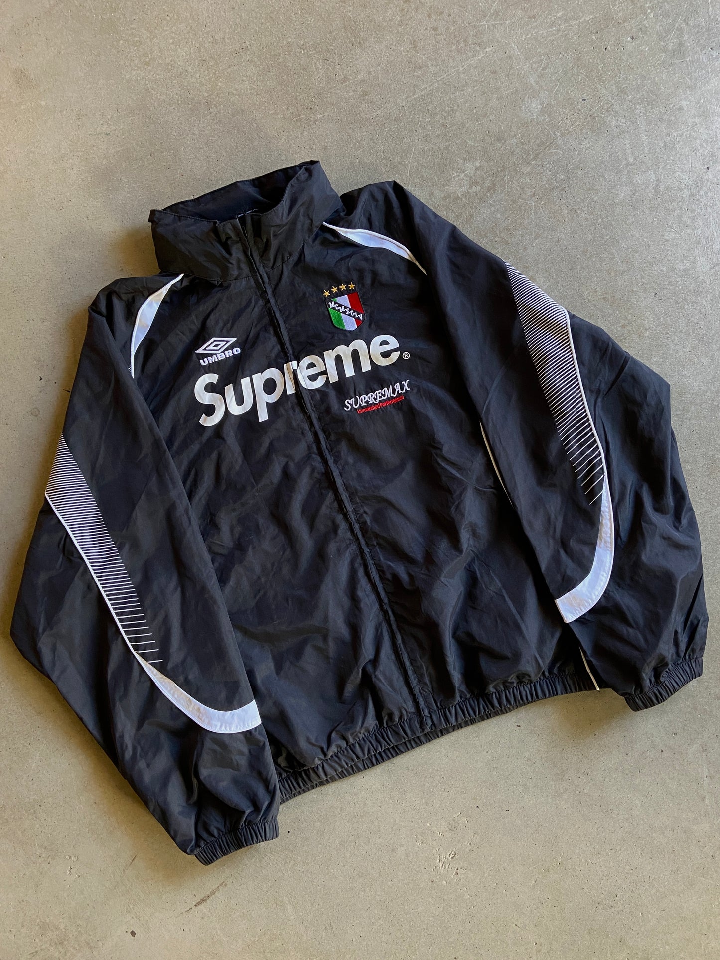 Supreme Umbro Track Jacket Black Sz XL