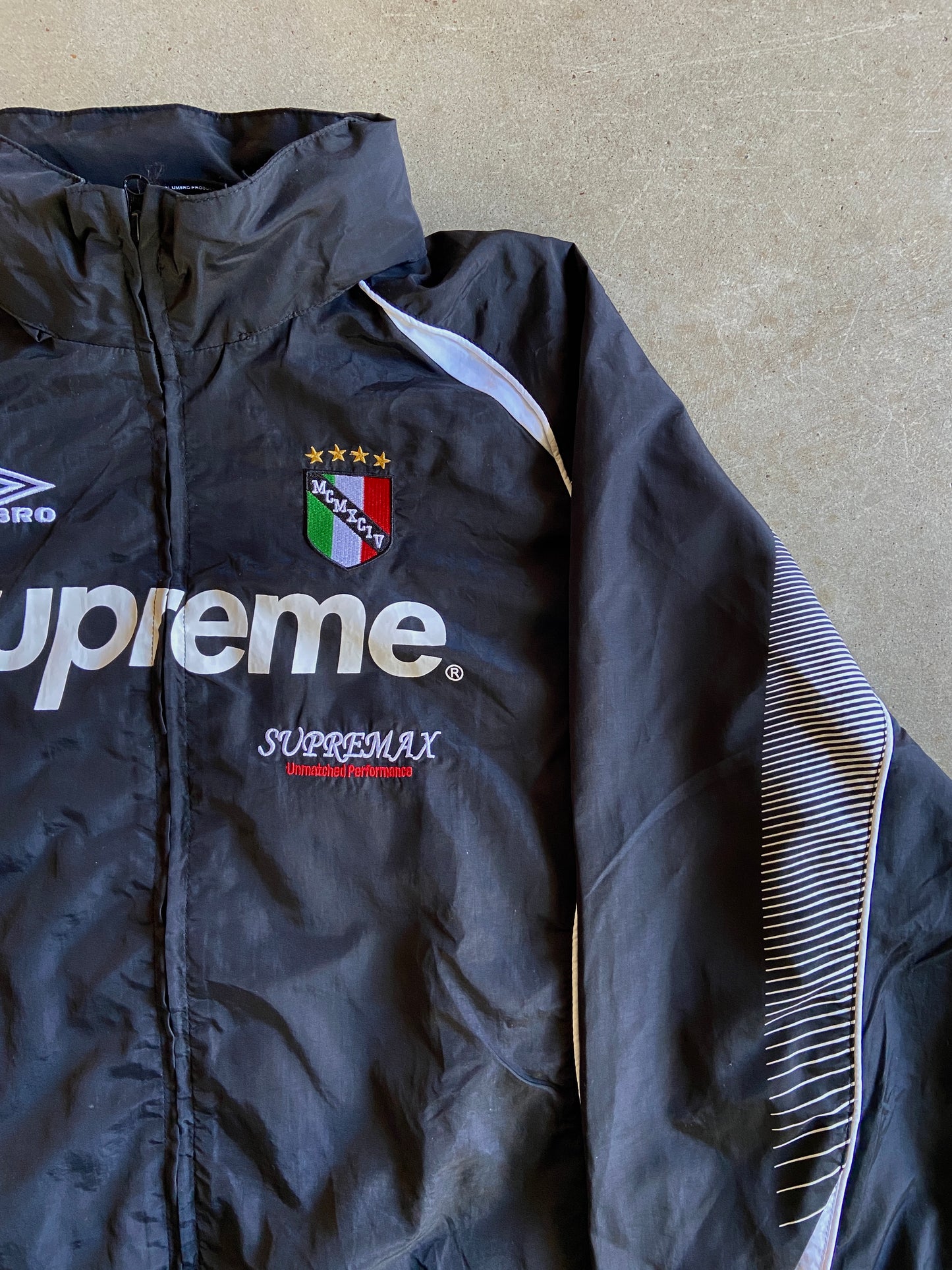 Supreme Umbro Track Jacket Black Sz XL