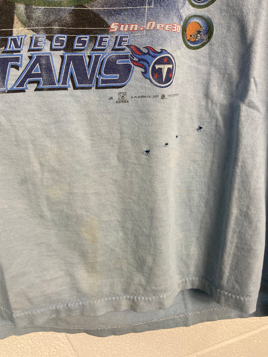 VTG Tennessee Titans 2001 Schedule Tee Sz XXL