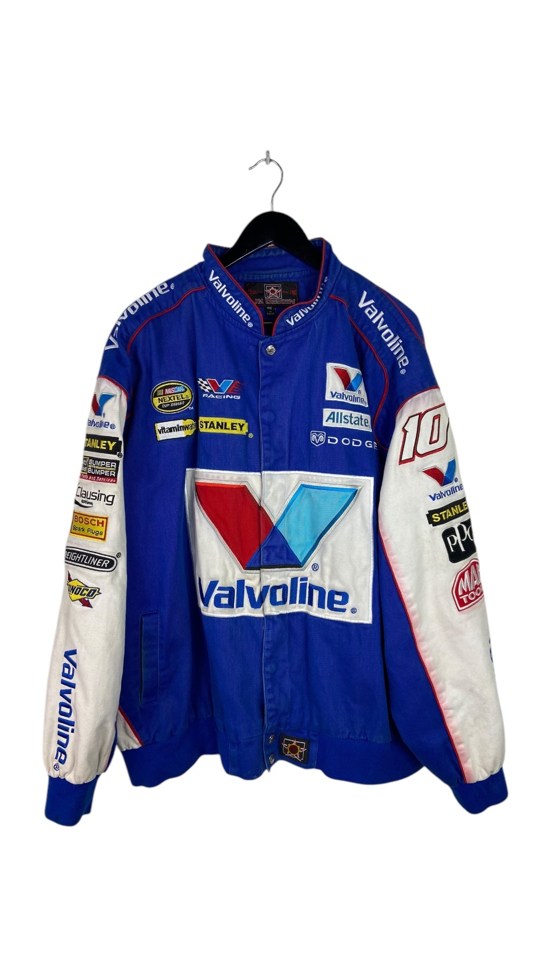 VTG Valvoline Stanley Racing NASCAR Jacket Sz 4XL