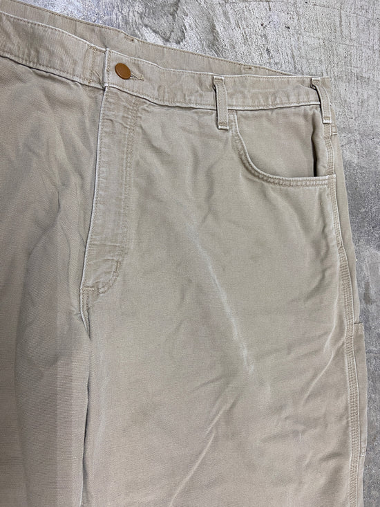 Y2K Carhartt Tan Fire Resistance Work Pants Sz 40x32