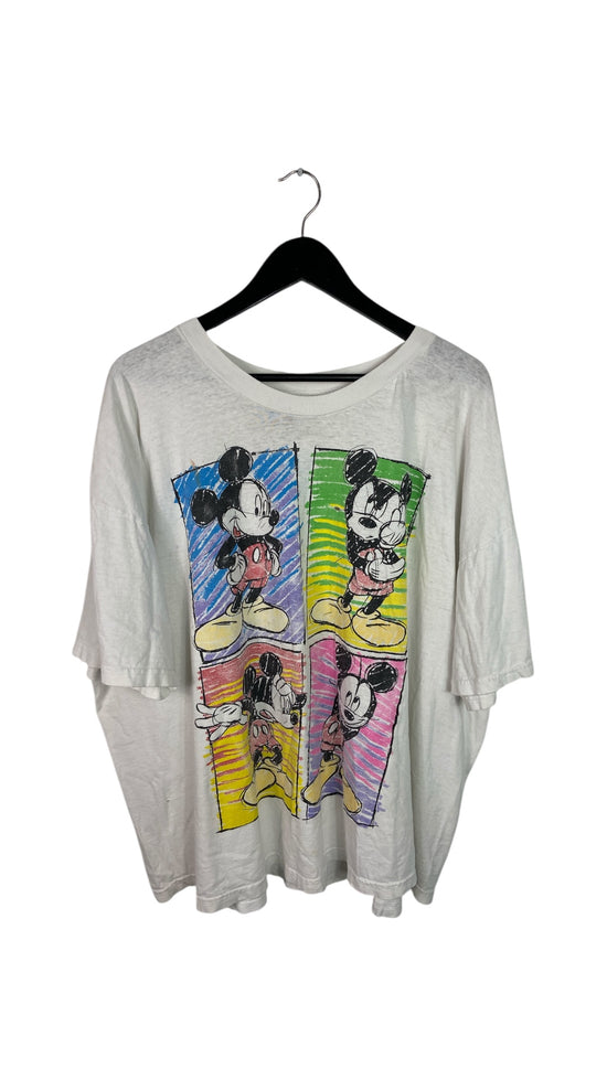 VTG Mickey Mouse Art Tee Sz XXXL