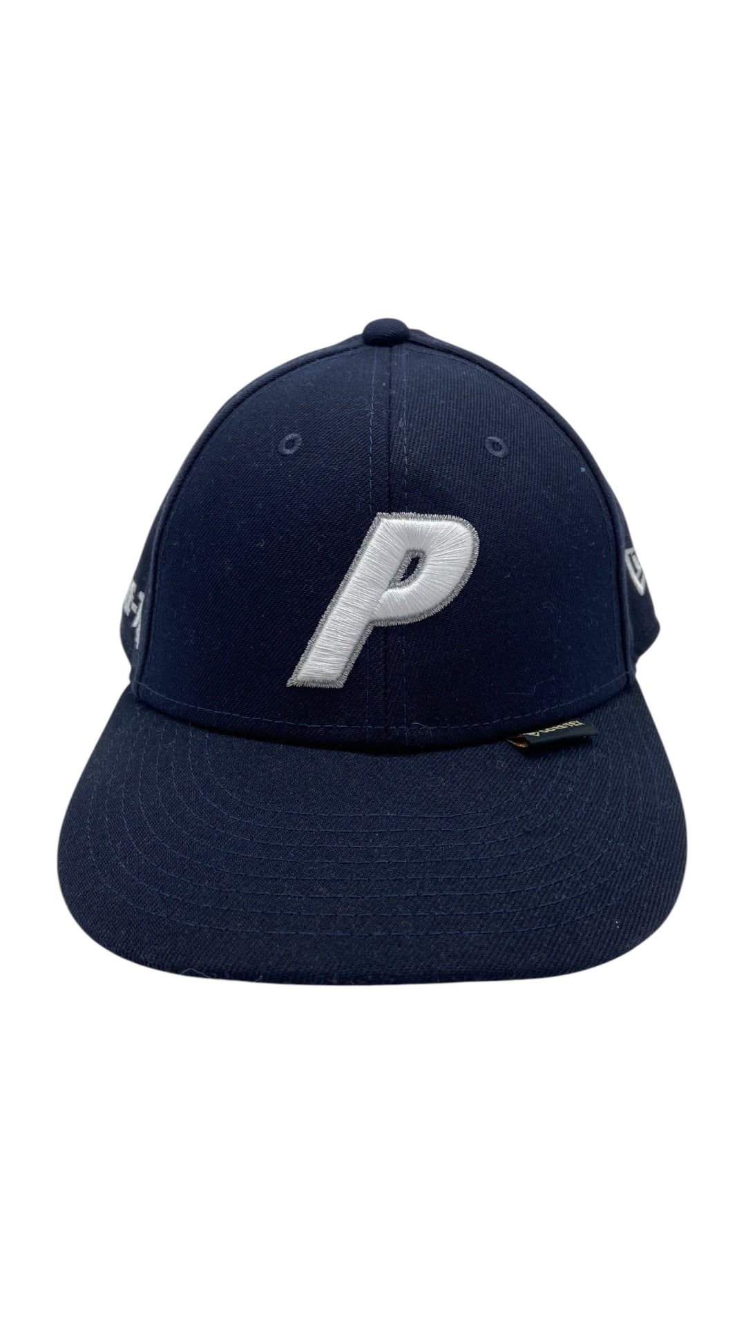 Palace New Era Gore-Tex Navy Fitted Hat Sz 7 3/8