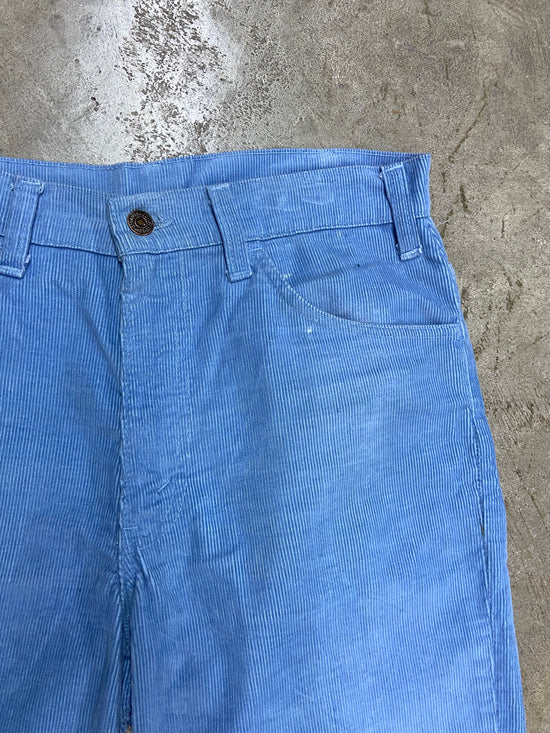 VTG Levi's Light Blue Corduroy Cutoff Shorts Sz 32