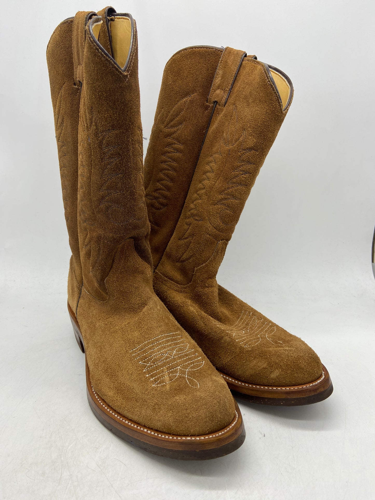 VTG Sheeplers Cowboy Unsung Resoled Boots Sz 9M/10.5W