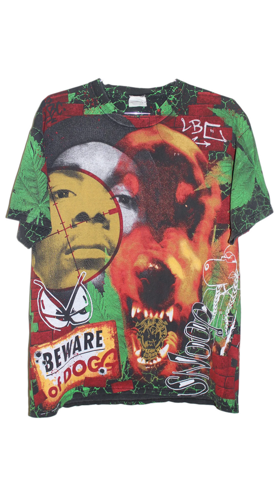 Backstock Co. Beware of Snoop Dogg on 90's Vintage Printed Tee