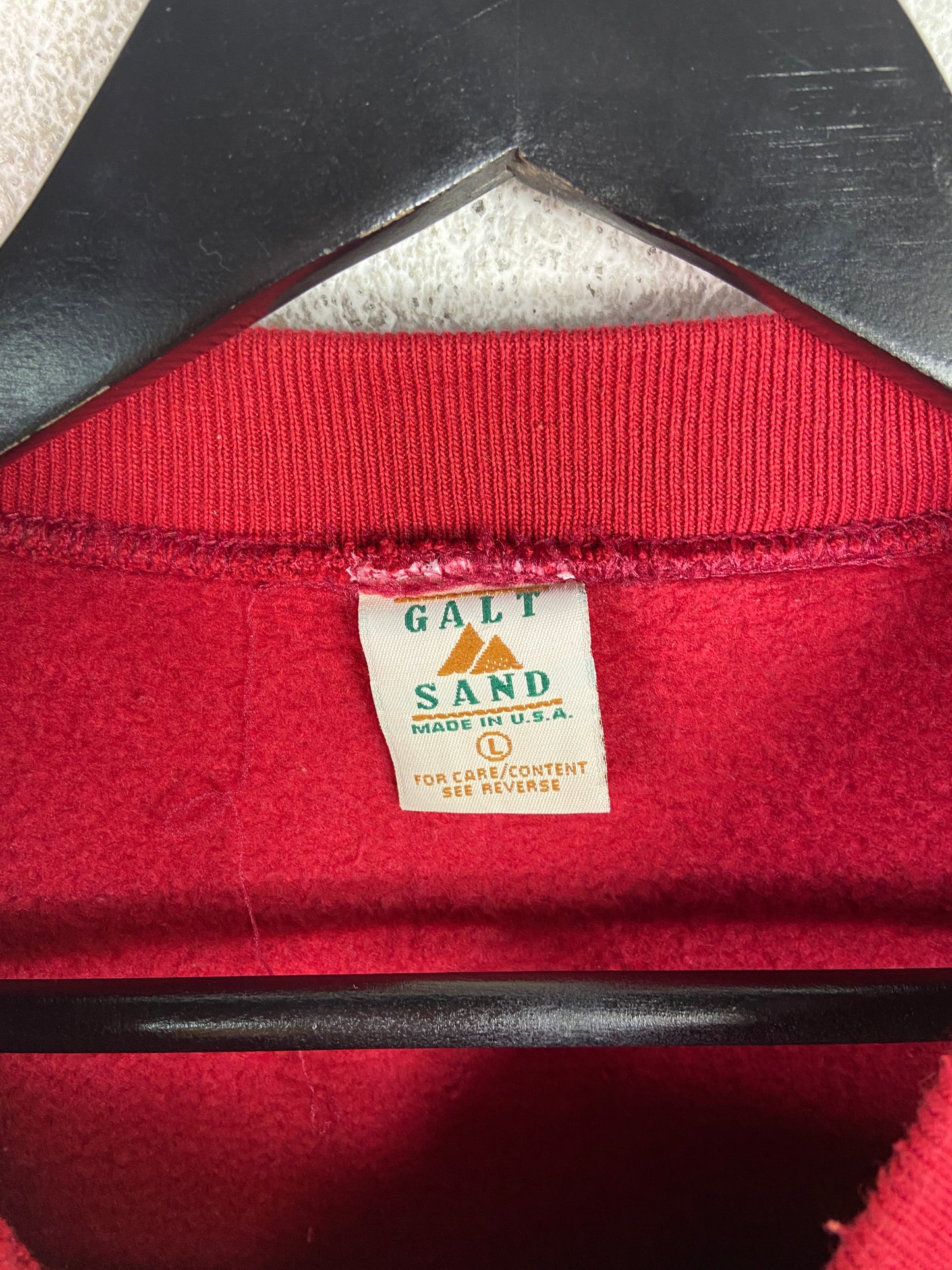 VTG Alabama Crimson Tide Red Emblem Crewneck Sz L/XL