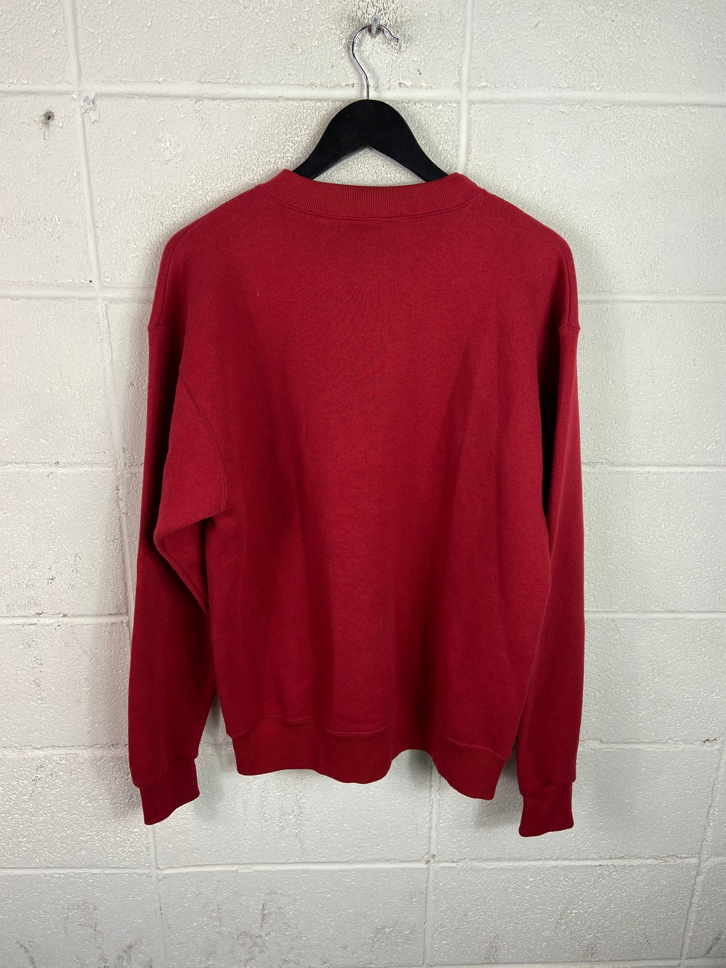 VTG Alabama Crimson Tide Red Emblem Crewneck Sz L/XL