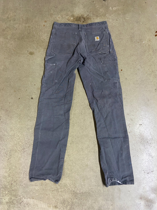 Thrashed Grey Carhartt Double Knee Pants Sz 32x32
