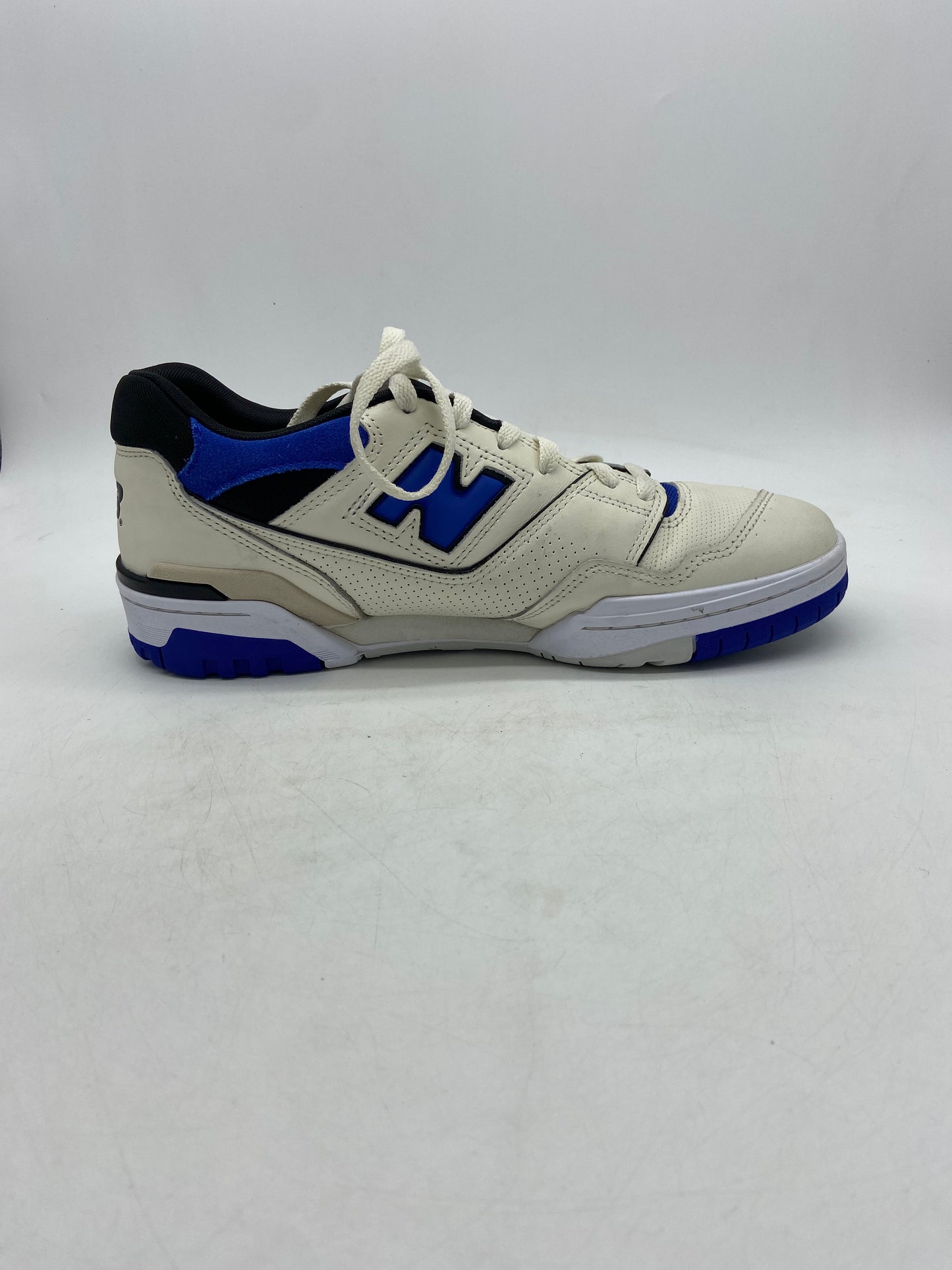 Preowned New Balance 550 Sea Salt Team Royal Sz 10.5M/12W  BB550VTA