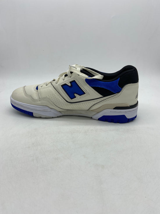 Preowned New Balance 550 Sea Salt Team Royal Sz 10.5M/12W  BB550VTA