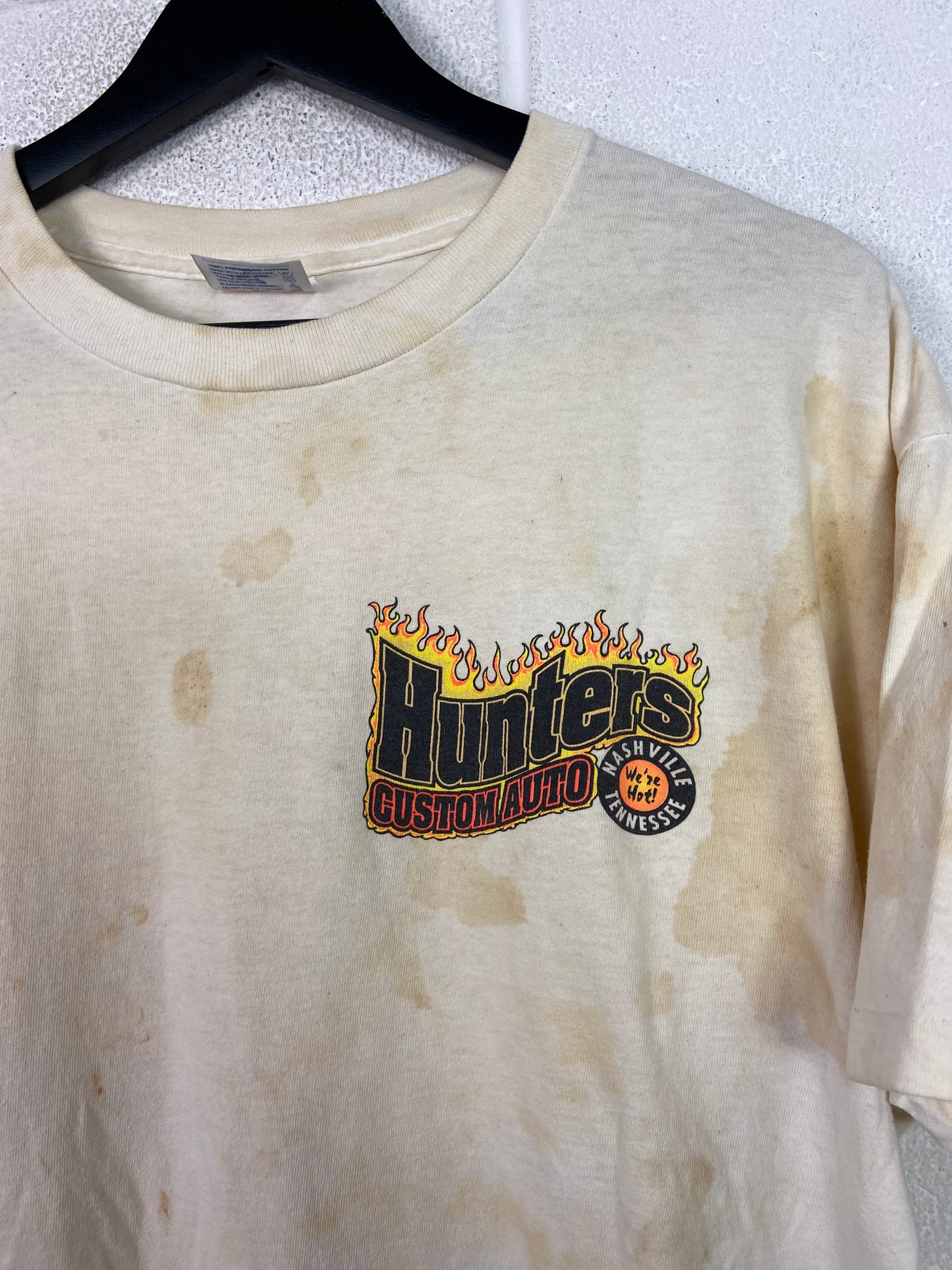 VTG Thrashed Hunters Nashville TN Tee Sz XL