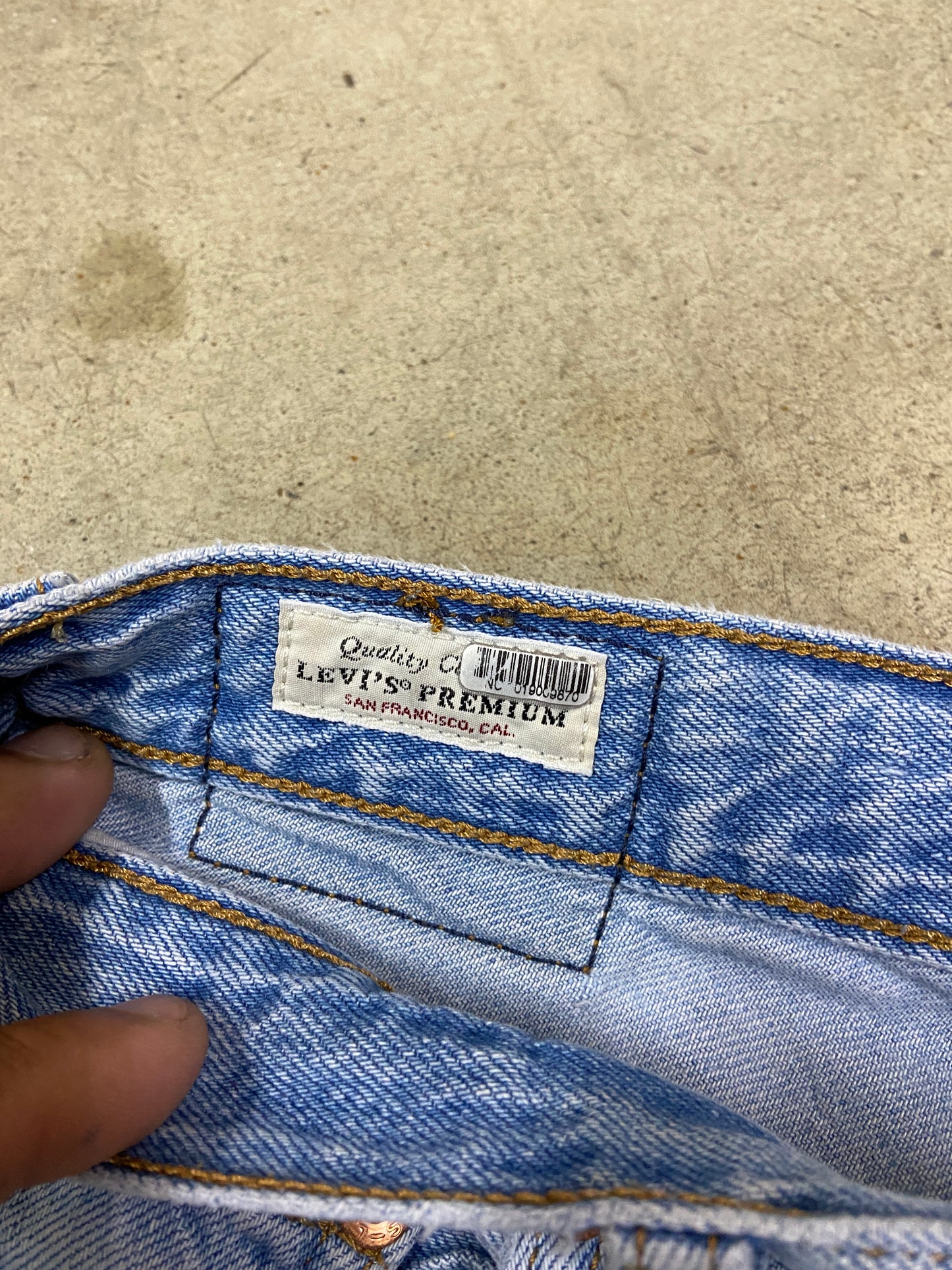 Levi’s Ripcage Straight Ankle Denim Jeans Sz 34x27