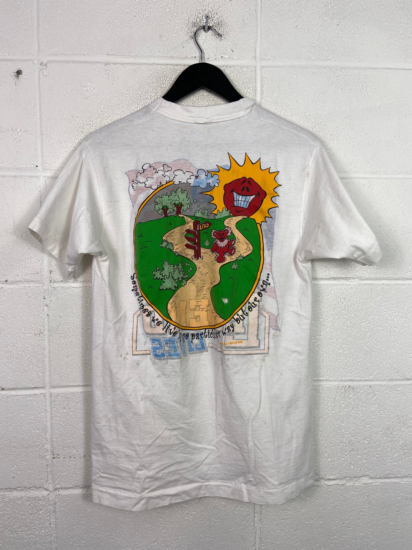 VTG Tennessee State Grateful Dead Test Print Tee Sz S