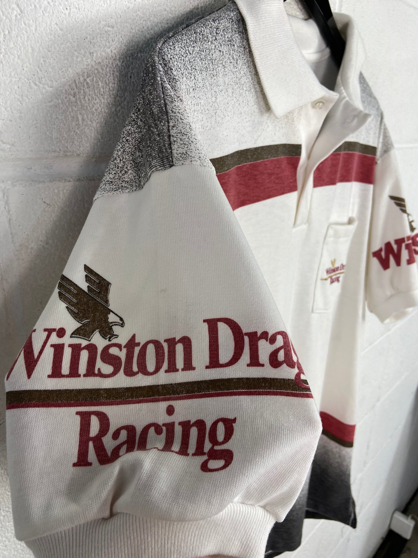 VTG Winston Drag Racing Graphic Polo Sz XL