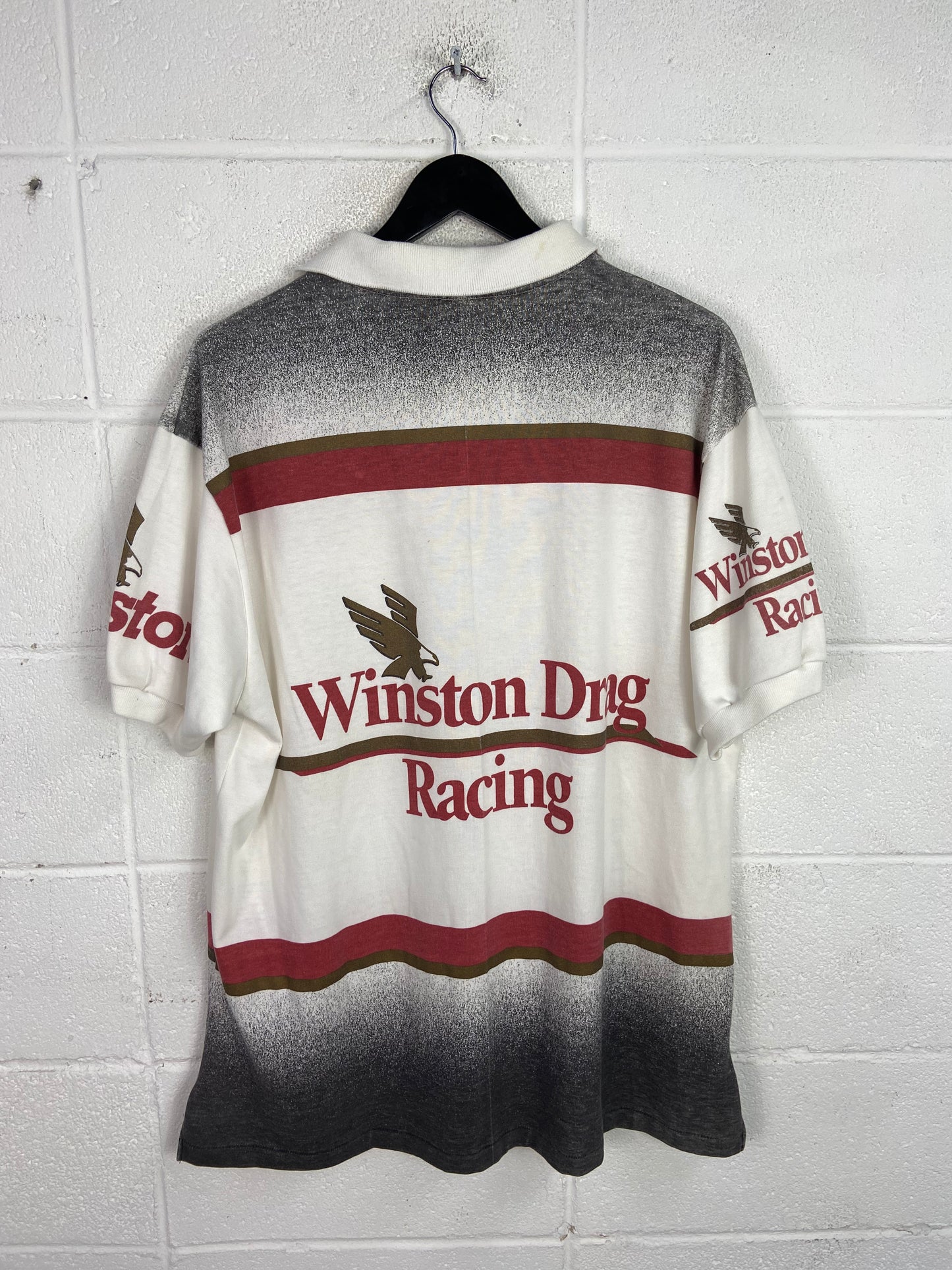 VTG Winston Drag Racing Graphic Polo Sz XL