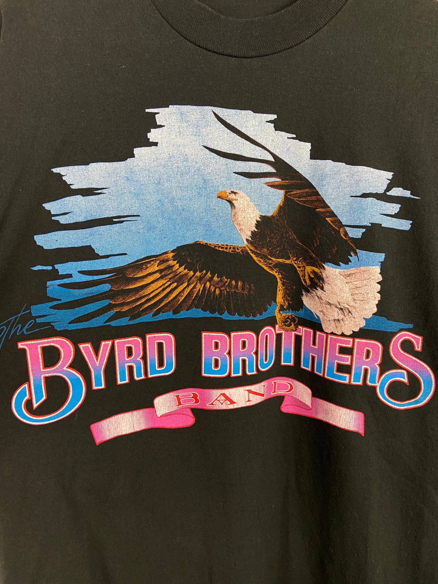 VTG Byrd Brothers Band Tee Sz L