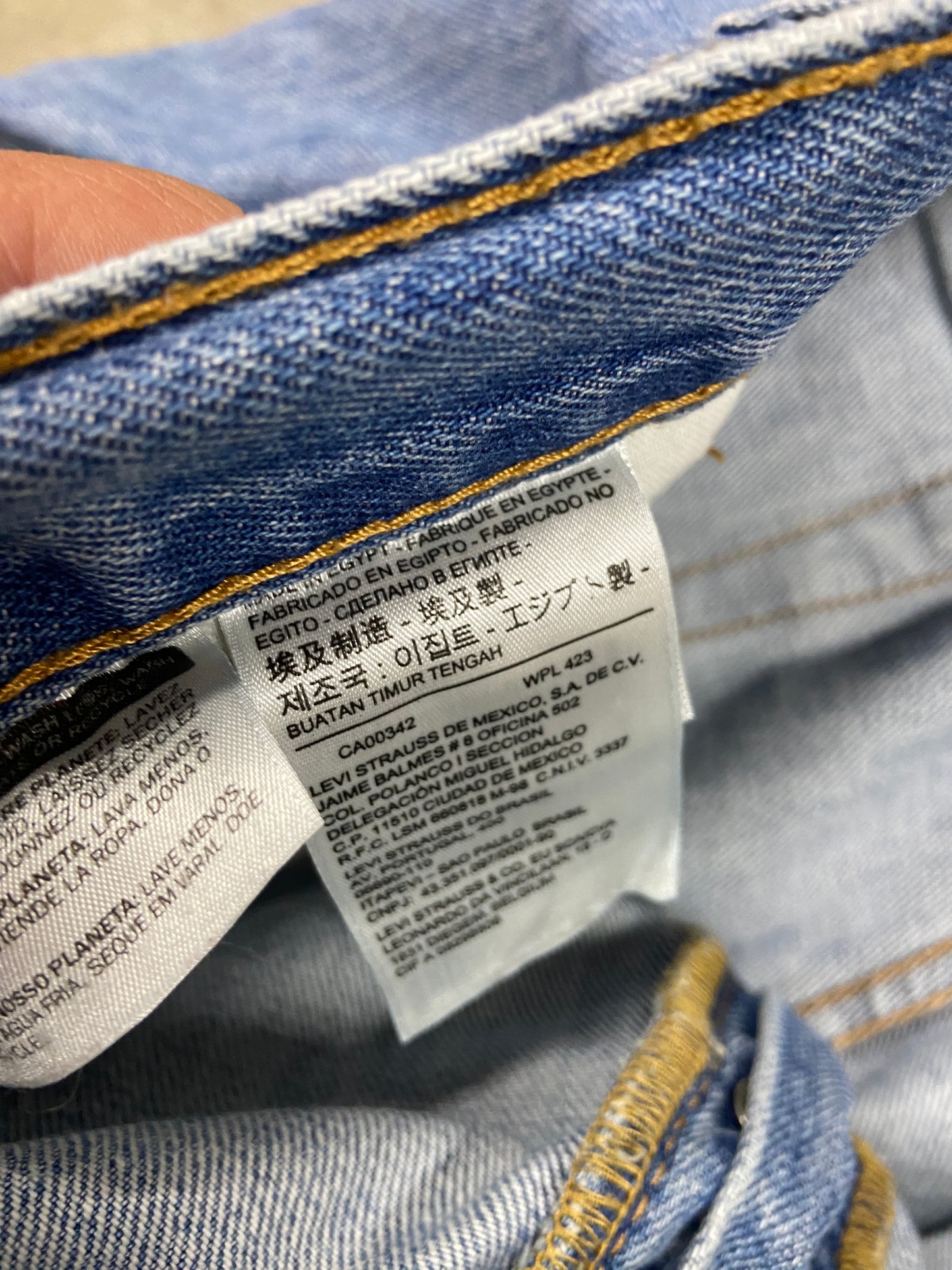 Y2K Levi’s 501 Denim Pants Sz 34x30