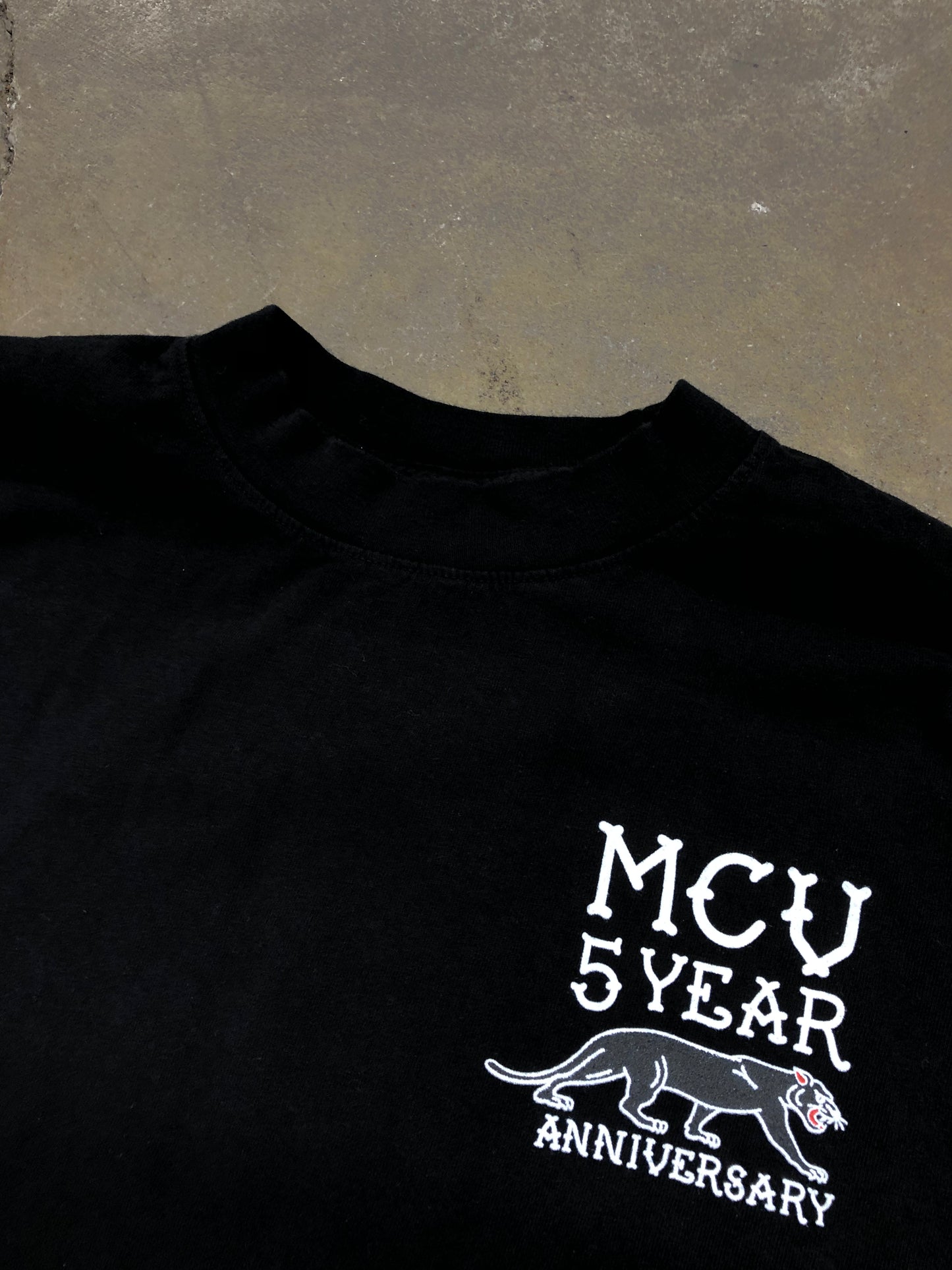 MCV 5 Year Panther Longsleeve T-Shirt (Black)