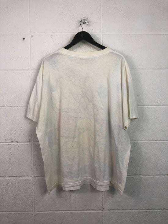 VTG Winnie Pooh & Piglet All Over Print Tee Sz 2XL