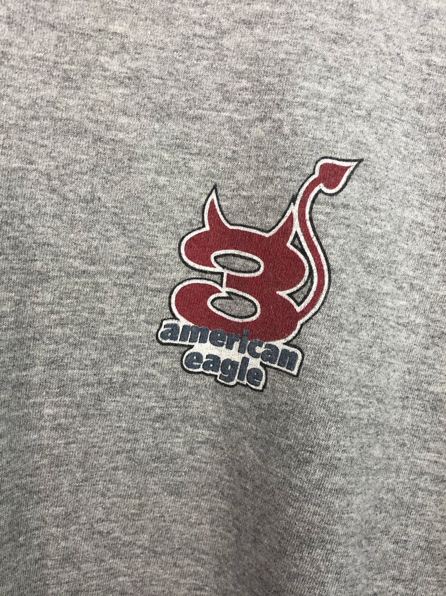 American Eagle Three Devils Snowboarding LS Tee Sz XL