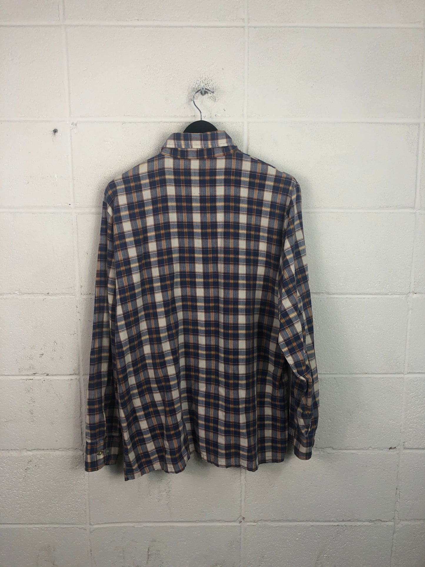 VTG Levi’s Blue/Yellow Button Up Shirt Sz L/XL