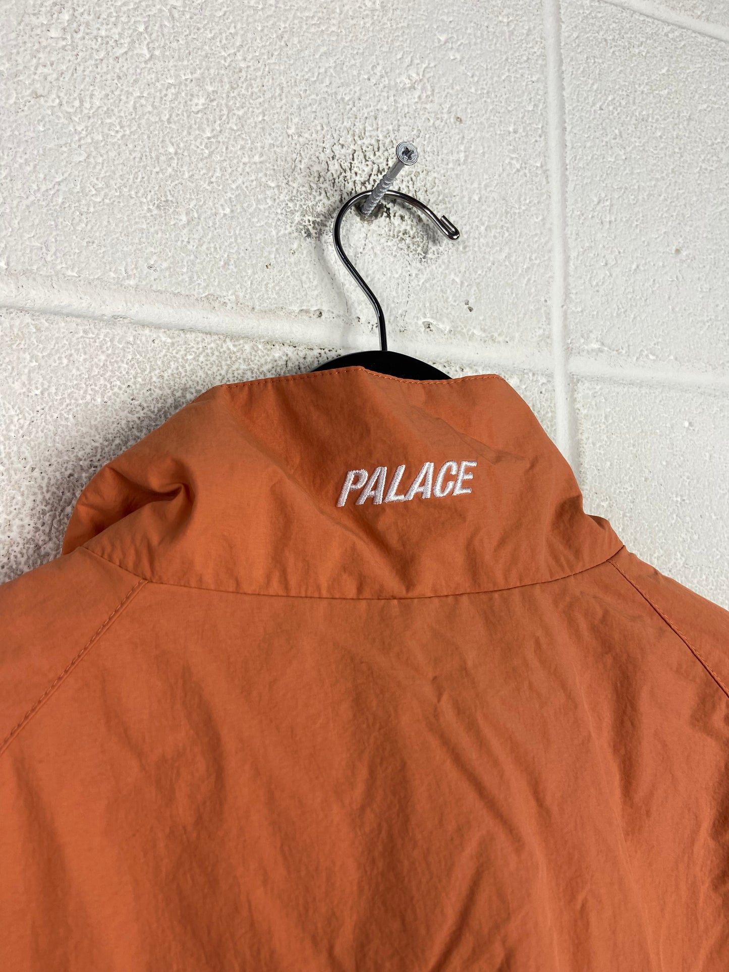 Palace Light Orange Vented Shell Jacket Sz M