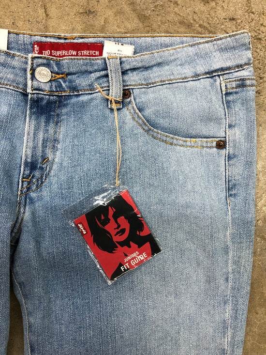 VTG Nos Levi's 524 Too SuperLow Blue Jeans Sz 32x28