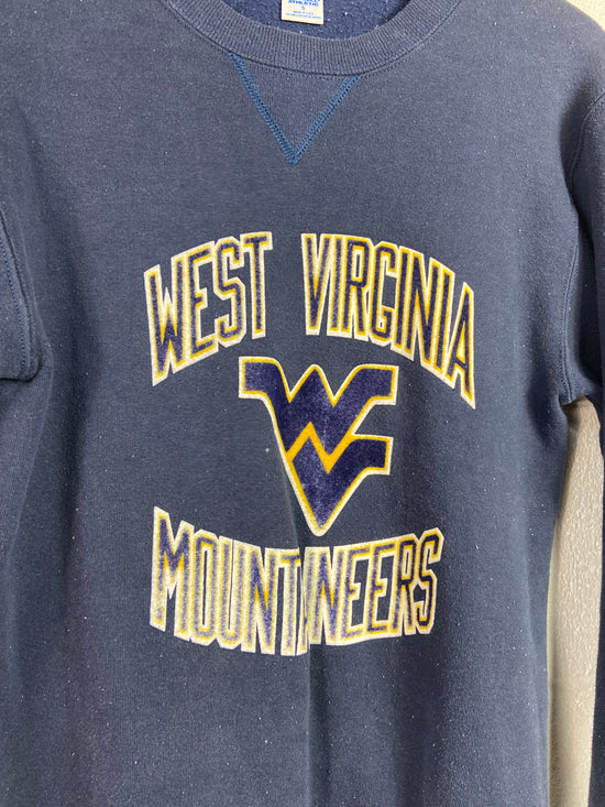 VTG West Virginia Mountaineers Russell Crewneck Sz S