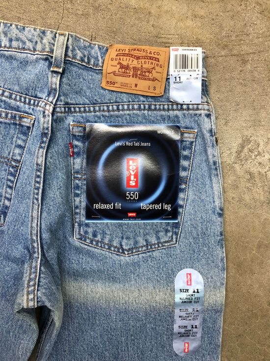 VTG Nos Levi's 550 Blue Jeans Sz 30x28