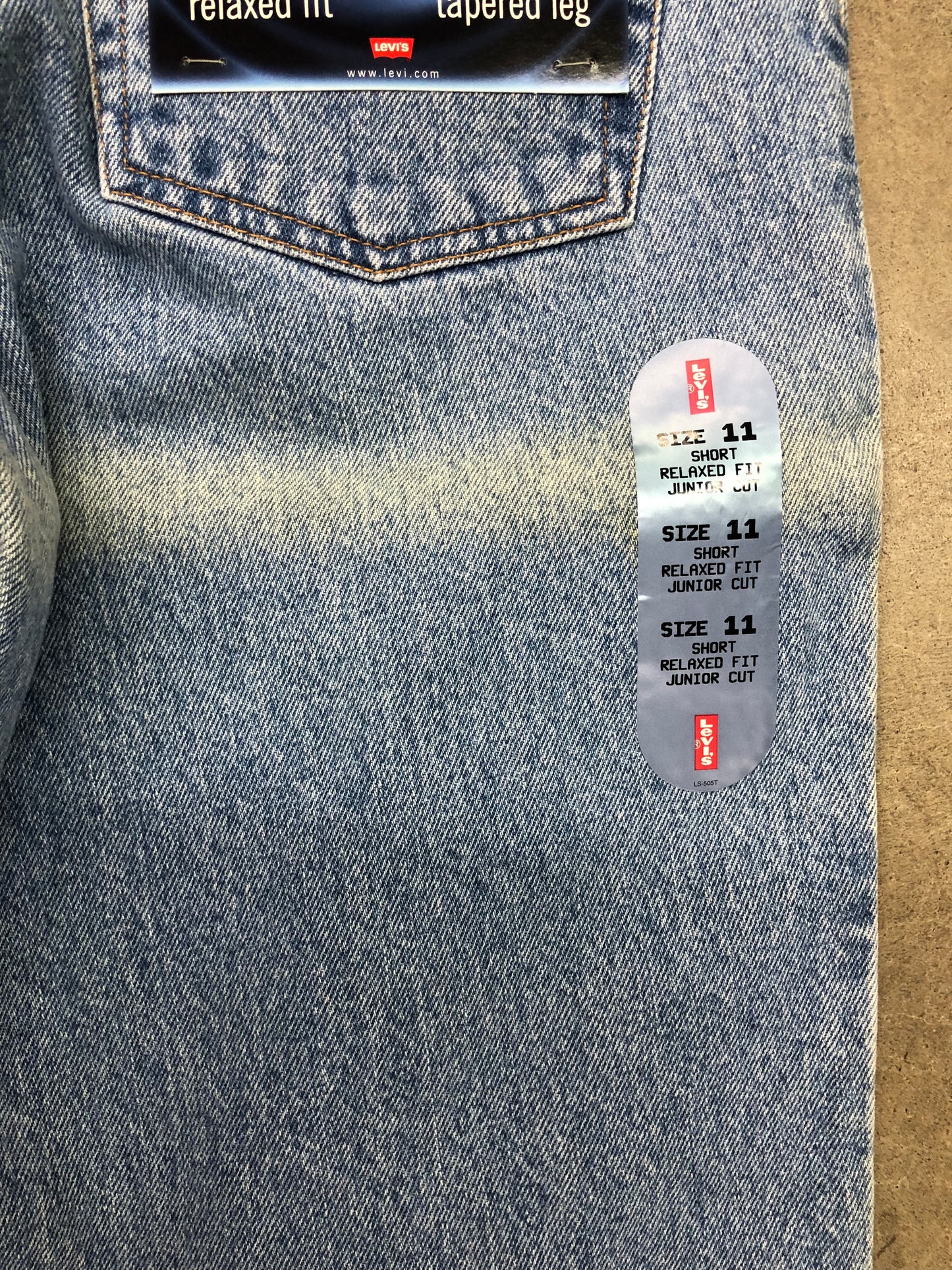 VTG Nos Levi's 550 Blue Jeans Sz 30x28